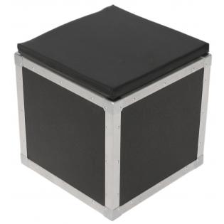 Flightcase zitblok met kussen