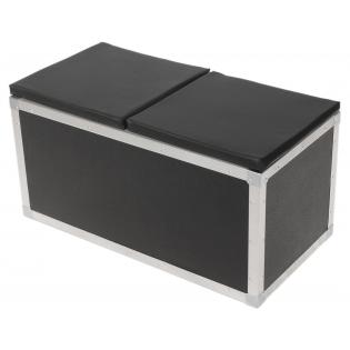 Flightcase 2-zits blok