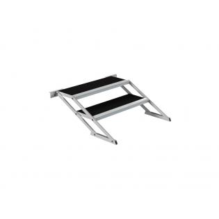 Podiumtrap verstelbaar 40-60 cm 2-tredes voor Stagedeck GT