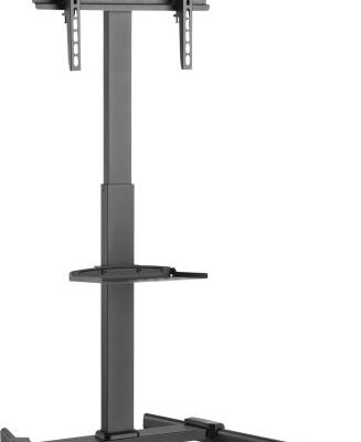 SHOWGEAR Flatscreen Trolley 7 voor 32″ – 55″, in hoogte verstelbaar en kantelbaar.