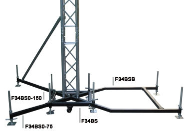 Tower Outrigger 75 cm Staal - Afbeelding 2