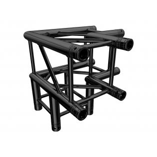 Truss Vierkant 34 3-weghoek C30 90° zwart