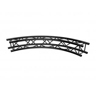 Truss Vierkant 34 34R15-90 Cirkeldeel Ø 3 Meter Zwart