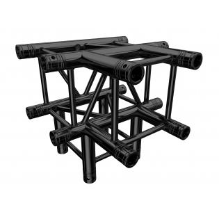 Truss Vierkant 34 4-weghoek T40 90° zwart