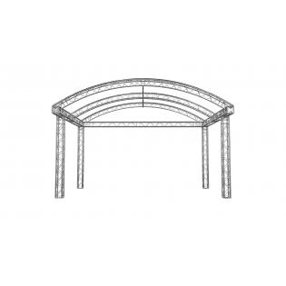 Overkapping voor uw terras 6 x 4 meter - Afbeelding 2