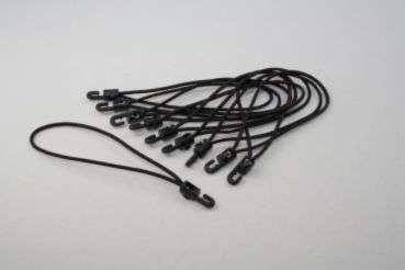 Transport Rubberen spanner zwart, verpakking van 100 stuks