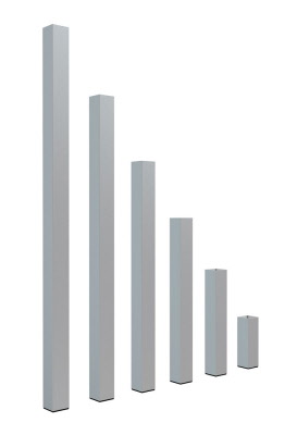 Insteekpoot 50x50x2 mm 60 cm ( Set 4 stuks )